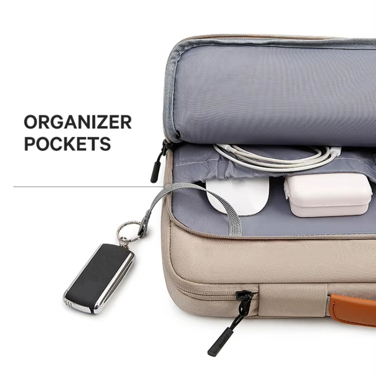 BANGE BG-6802 Laptop Bag Notebook Protective Case, Color: Pink Large