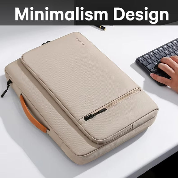 BANGE BG-6802 Laptop Bag Notebook Protective Case, Color: Pink Large