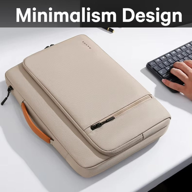BANGE BG-6802 Laptop Bag Notebook Protective Case, Color: Khaki Small