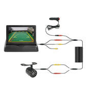 4.3 Inch Display Night Vision Water-resistant Reversing Camera +7 Meter Extension Cable, Color: Detachable Screen + Butterfly 8 Light Camera