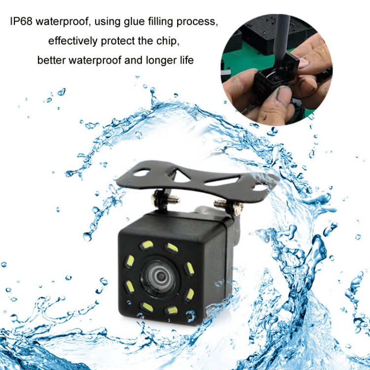 4.3 Inch Display Night Vision Water-resistant Reversing Camera +7 Meter Extension Cable, Color: Detachable Screen + External 4 Light Camera