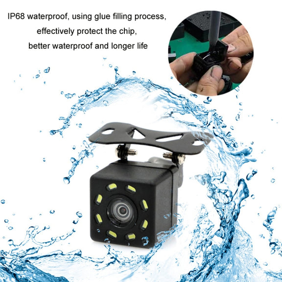 4.3 Inch Display Night Vision Water-resistant Reversing Camera +7 Meter Extension Cable, Color: Detachable Screen + External 4 Light Camera