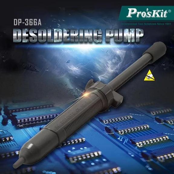 ProsKit DP-366A 38cm-Hg Tin Suction Machine Anti-static Desoldering Pump
