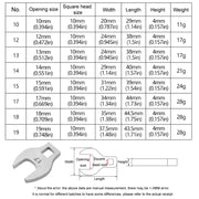 8pcs /Set 3/8 inch Replaceable Activity Bullwheel Wrenches With Ratchet L-Shape Bullwheel Spanner Using