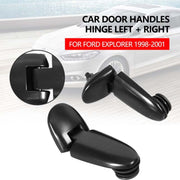 1pair Vehicle Door Handle Hinges For Ford Explorer 1998-2001, Size: 926-132(Black)