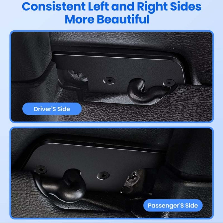 Car Sun Visor Repair Kit For Jeep Wrangler JK2018 / Wrangler 2018-2023 / Gladiator 2020-2023(Black)