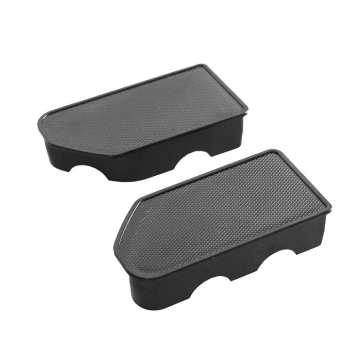1pair Rear Tailgate Hole Plug Cover Modification Accessories For Chevrolet Silverado 2019-2021(Black)