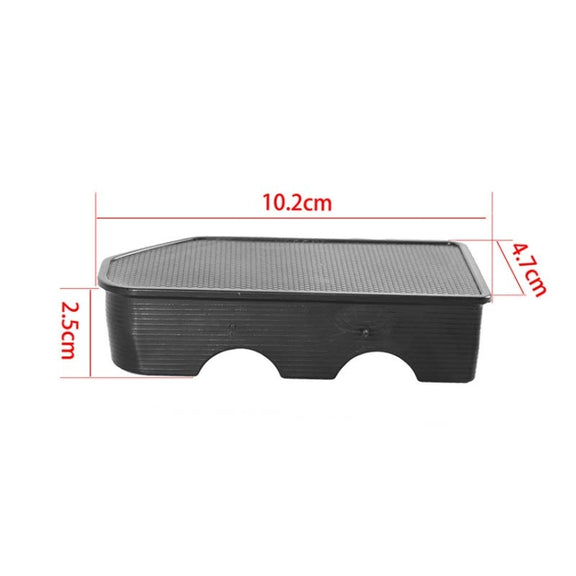 1pair Rear Tailgate Hole Plug Cover Modification Accessories For Chevrolet Silverado 2019-2021(Black)