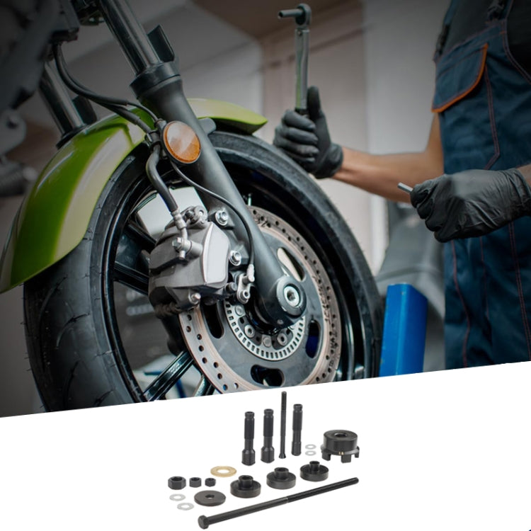 18pcs / Set For Harley Davidson Motorcycle Wheel Bearing Pulling Tool