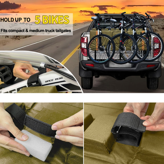 Pickup Truck Tailgate Bicycle Protection Cushion, Color: 02 Mud Yellow