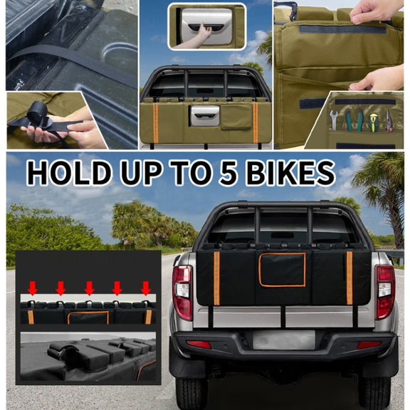 Pickup Truck Tailgate Bicycle Protection Cushion, Color: 02 Mud Yellow