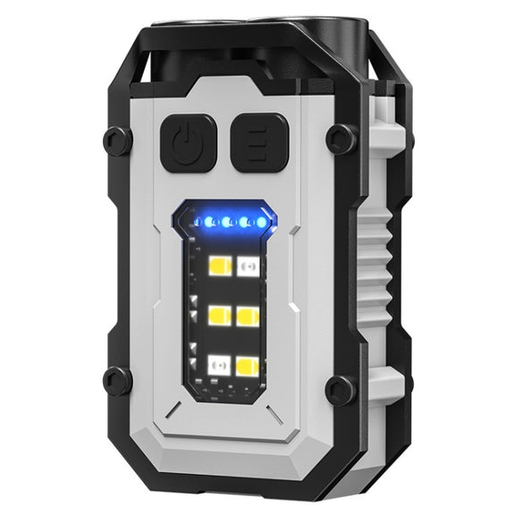 E-SMARTER YSD01 Outdoor Portable Mini Keychain Light Magnetic Anti Loss Auto Repair Light(White)