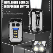 E-SMARTER YSD01 Outdoor Portable Mini Keychain Light Magnetic Anti Loss Auto Repair Light(White)