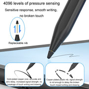 Tablet Stylus Pen USI2.0 Protocol Pen Stylus Anti False Touch(Silver)