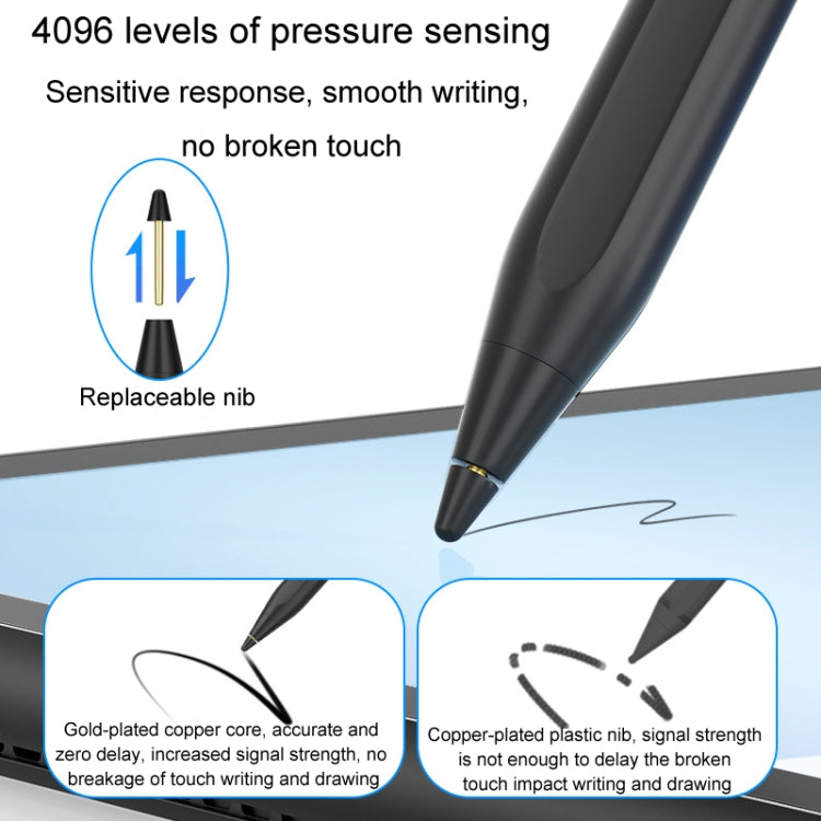 Tablet Stylus Pen USI2.0 Protocol Pen Stylus Anti False Touch(Gray)