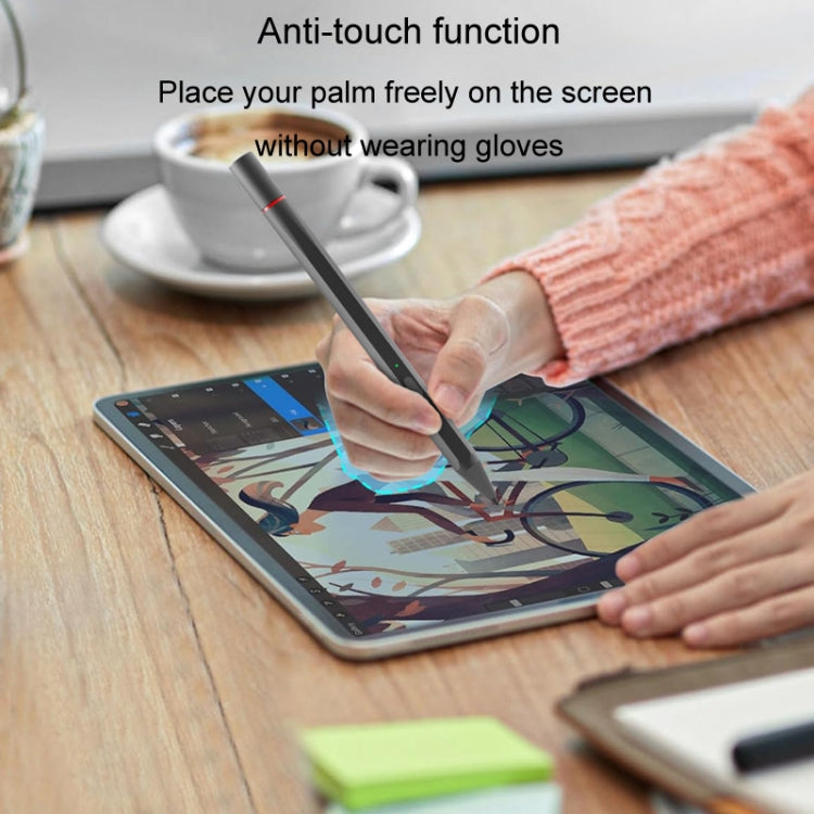 UX95 For Amazon Tablet/Chromebook Stylus 4096 Pressure Sensitive Stylus USI Protocol Pen(Black)
