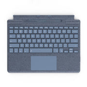 For Microsoft Surface Pro 8 / 9 / X Bluetooth Keyboard Magnetic Tablet Wireless Touch Backlit Keyboard With Pen Slot(Blue)