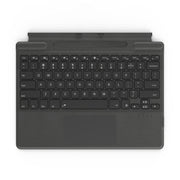 For Microsoft Surface Pro 8 / 9 / 10 / X Bluetooth Keyboard Magnetic Tablet Wireless Touch Backlit Keyboard With Pen Slot(Black)