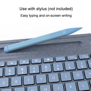 For Microsoft Surface Pro 8 / 9 / 10 / X Bluetooth Keyboard Magnetic Tablet Wireless Touch Backlit Keyboard With Pen Slot(Black)