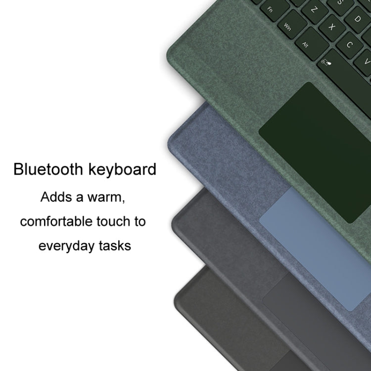 For Microsoft Surface Pro 8 / 9 / 10 / X Bluetooth Keyboard Magnetic Tablet Wireless Touch Backlit Keyboard With Pen Slot(Black)