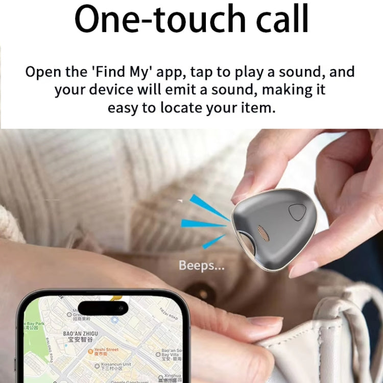 Smart Tracker Tag Anti-Lost Key Finder Works With Find My App(Deep Gray)