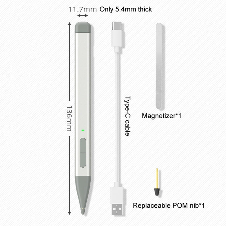 For Microsoft Surface Pro 8 / 9 / Go Laptop Stylus 4096 Pressure Sensitive Stylus Pen(Blue)