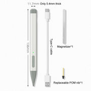 For Microsoft Surface Pro 8 / 9 / Go Laptop Stylus 4096 Pressure Sensitive Stylus Pen(Gray)