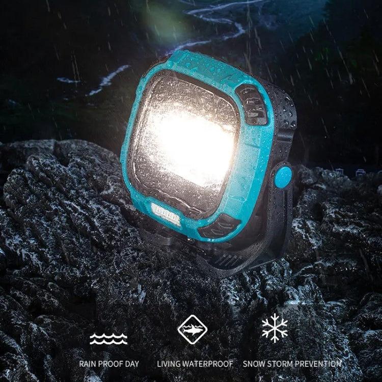E-SMARTER W895-1 COB Portable Rechargeable Floodlight Work Light, Battery Not Included(Blue)
