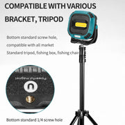 E-SMARTER W895-1 COB Portable Rechargeable Floodlight Work Light, Battery Not Included(Blue)