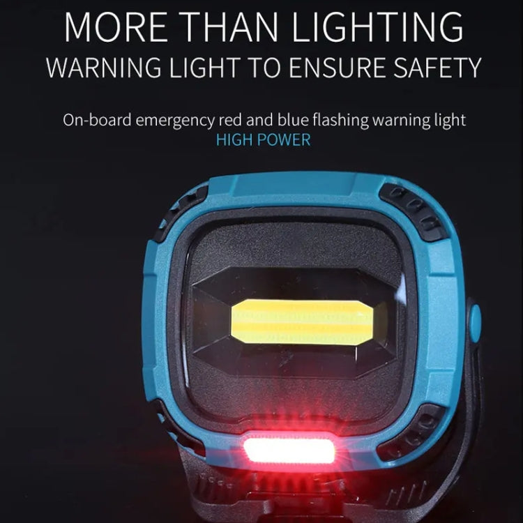 E-SMARTER W895-1 COB Portable Rechargeable Floodlight Work Light, Battery Not Included(Blue)
