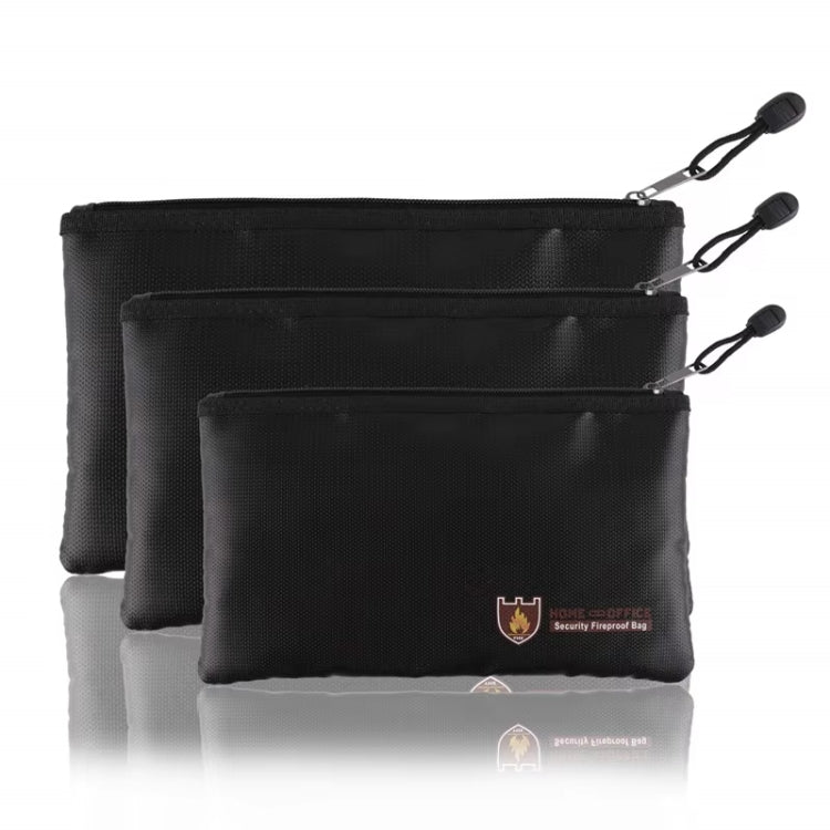 11.4x7.9in Fireproof Water-resistant Document And Money Bag Cash Envelope For Jewelry Passport Valuables