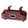 Multifunctional Car Seat Back Tissue Storage Box Hanging Bag(Wine Red) - Stowing Tidying by PMC TechLife | Online Shopping South Africa | PMC TechLife | Buy Now Pay Later Mobicred