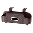 Multifunctional Car Seat Back Tissue Storage Box Hanging Bag(Brown) - Stowing Tidying by PMC TechLife | Online Shopping South Africa | PMC TechLife | Buy Now Pay Later Mobicred