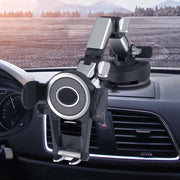 Car Suction Cup Multi-function Cell Phone Navigation Mount, Style: With Flat Clip