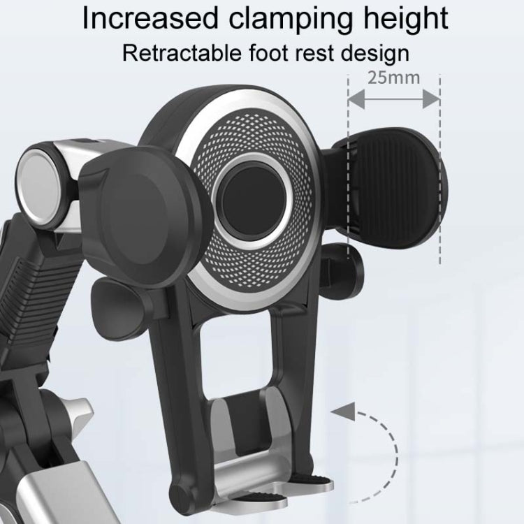 Car Suction Cup Multi-function Cell Phone Navigation Mount, Style: With Flat Clip