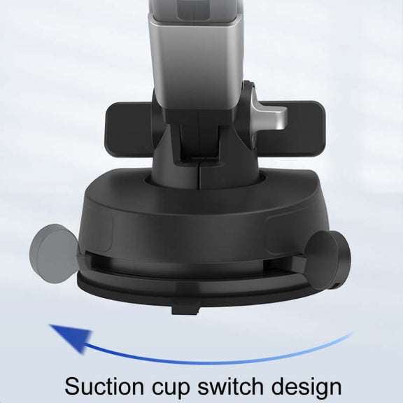Car Suction Cup Multi-function Cell Phone Navigation Mount, Style: With Flat Clip