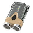 E-SMARTER Portable LED Keychain Light Outdoor Camping Dual Lamp(Brown) - free shipping - PMc TechLife - Order now!