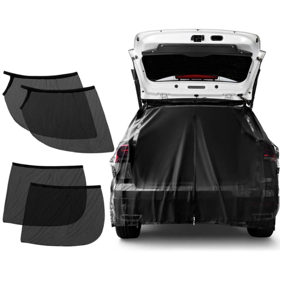 Car Rear Trunk Ventilation Shade Anti-mosquito Screen Cover, Size: S(Set)