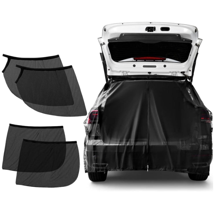 Car Rear Trunk Ventilation Shade Anti-mosquito Screen Cover, Size: M(Set)