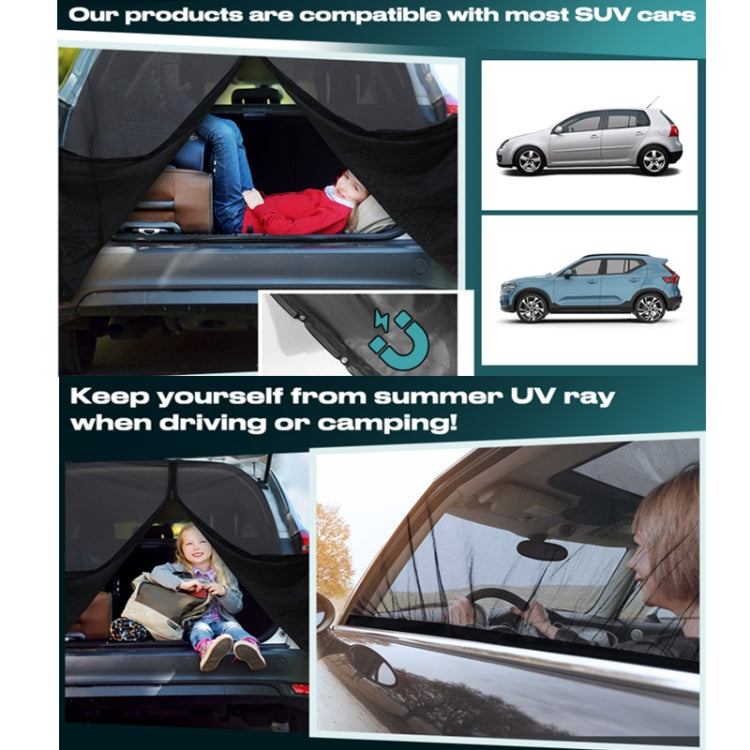 Car Rear Trunk Ventilation Shade Anti-mosquito Screen Cover, Size: M(Set)