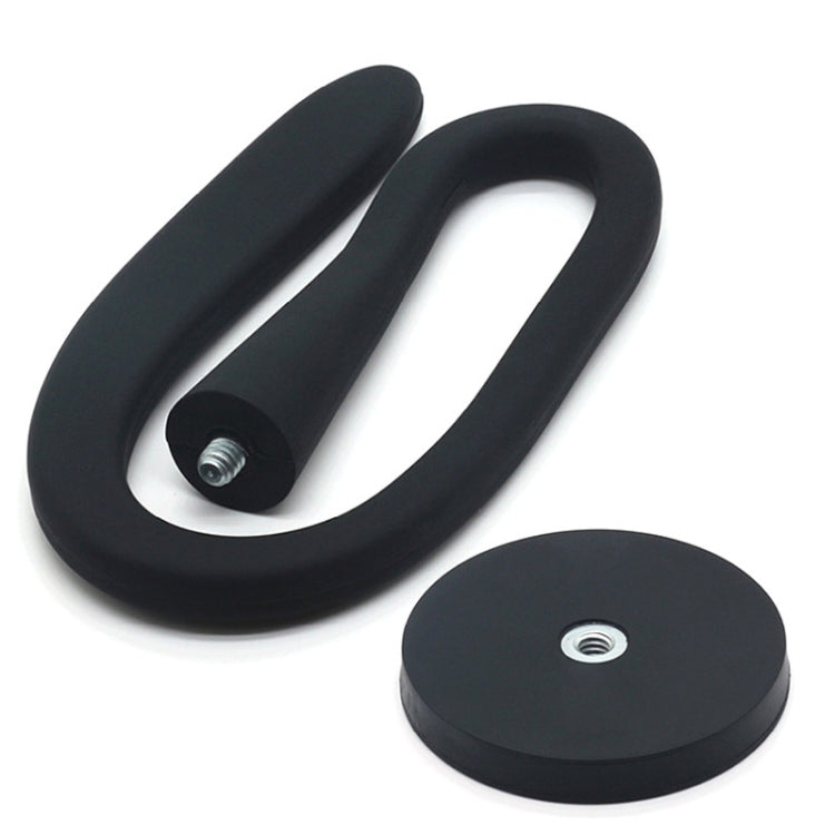 Universal Flexible Magnetic Washing Machine Door Stopper Front Load Washer Door Prop 43mm Black