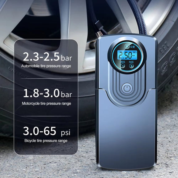 Car Portable Mini Digital Display High Power Multifunctional Inflatable Pump, Model: Wired