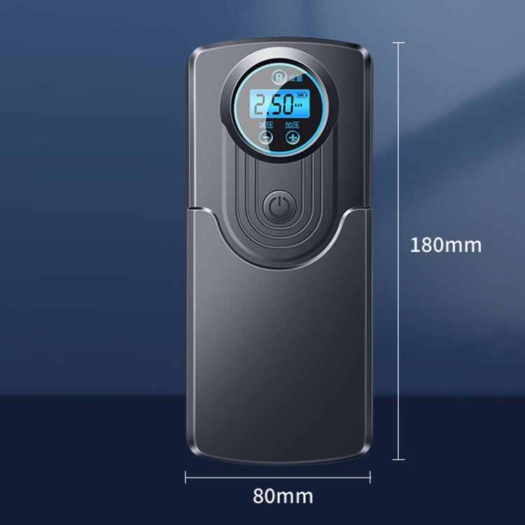 Car Portable Mini Digital Display High Power Multifunctional Inflatable Pump, Model: Wired