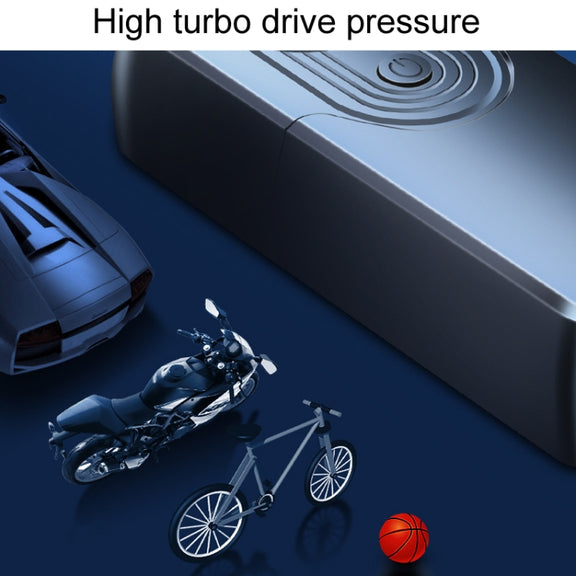 Car Portable Mini Digital Display High Power Multifunctional Inflatable Pump, Model: Wired
