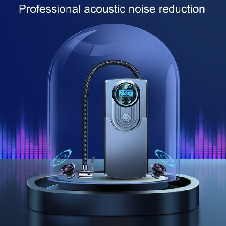 Car Portable Mini Digital Display High Power Multifunctional Inflatable Pump, Model: Wired