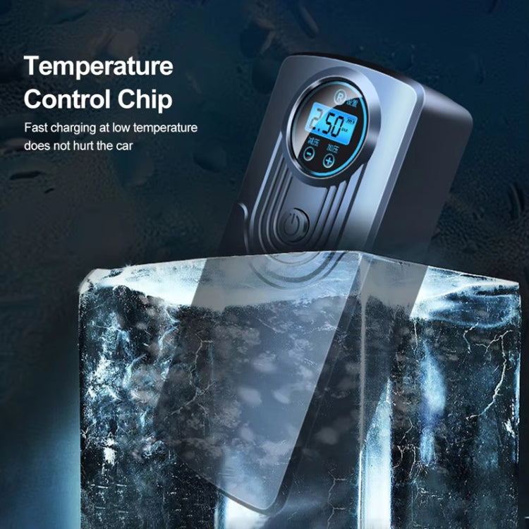 Car Portable Mini Digital Display High Power Multifunctional Inflatable Pump, Model: Wired