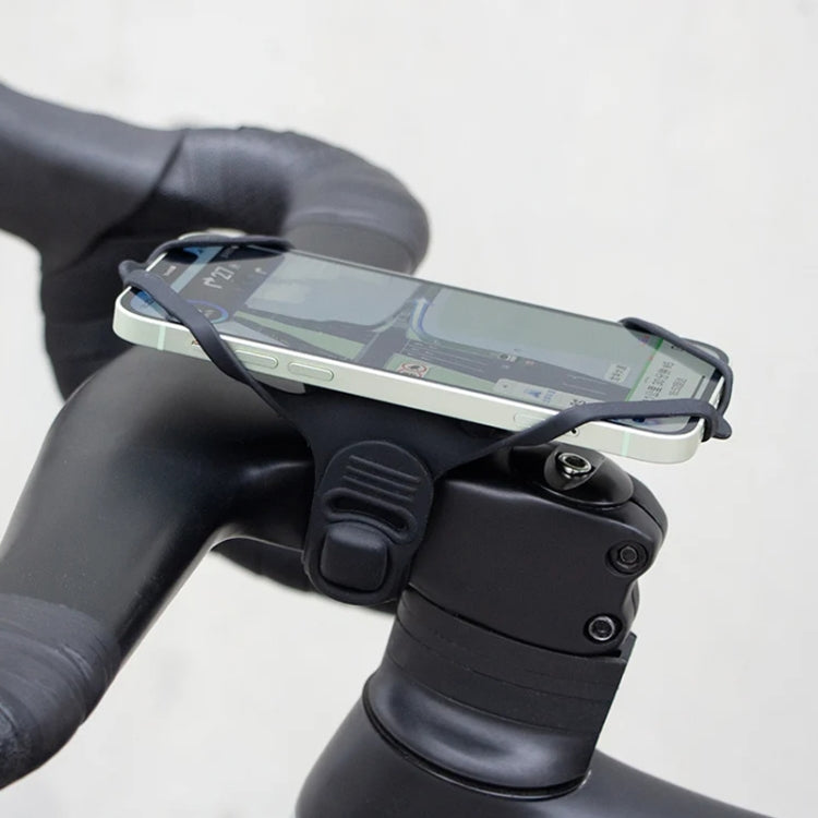 GUB P9 Bicycle Dragonfly Shape Silicone Phone Holder(Black)