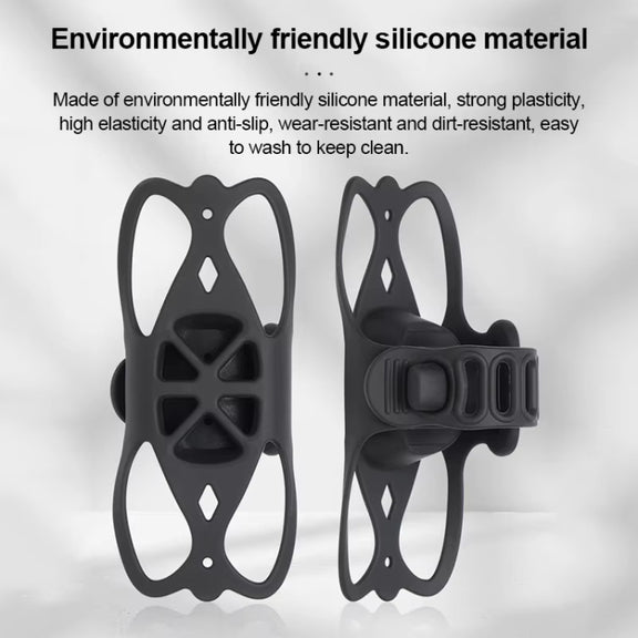 GUB P9 Bicycle Dragonfly Shape Silicone Phone Holder(Beige)