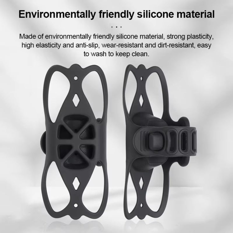 GUB P9 Bicycle Dragonfly Shape Silicone Phone Holder(Orange)