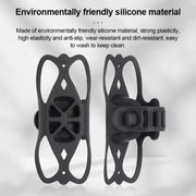 GUB P9 Bicycle Dragonfly Shape Silicone Phone Holder(Orange)